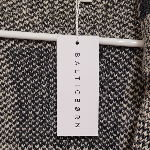 Baltic Born Women's Toronto Cardigan In Black & Taupe - Picture 4 of 7